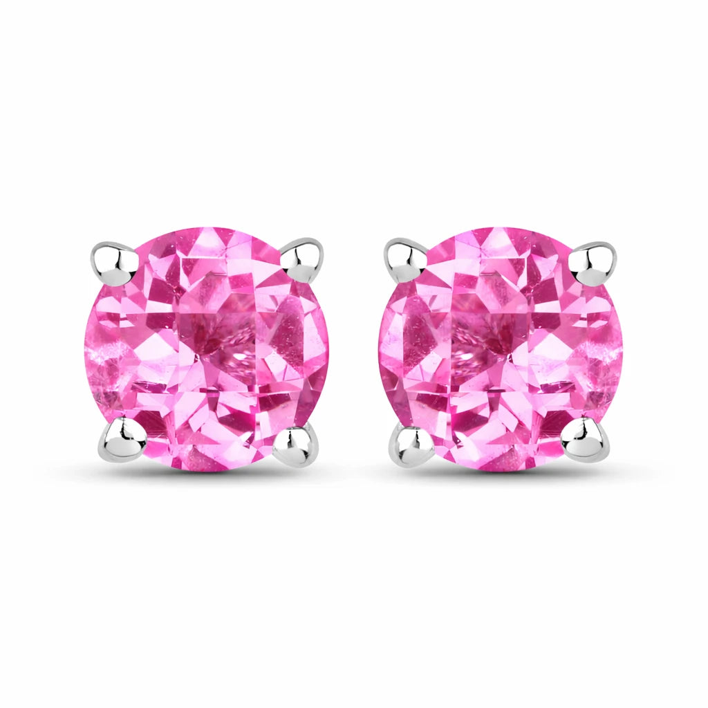 Round Cut Stud Earrings