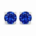 Round Cut Stud Earrings