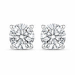Round Cut Stud Earrings
