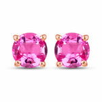 Round Cut Stud Earrings