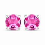 Round Cut Stud Earrings