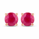 Round Cut Stud Earrings