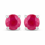 Round Cut Stud Earrings