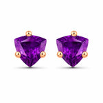 Trillion Cut Stud Earrings