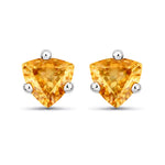 Trillion Cut Stud Earrings