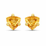 Trillion Cut Stud Earrings