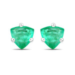 Trillion Cut Stud Earrings