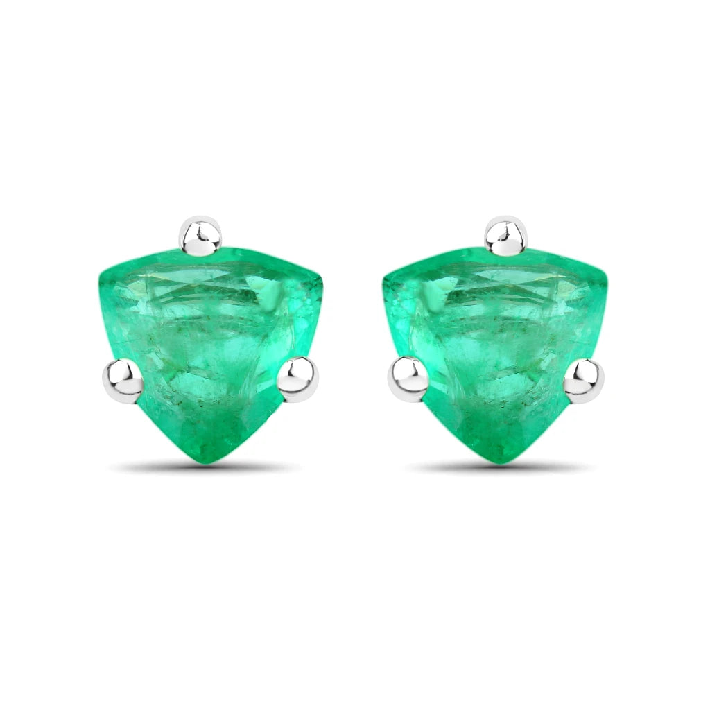 Trillion Cut Stud Earrings