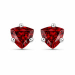 Trillion Cut Stud Earrings