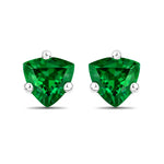 Trillion Cut Stud Earrings