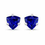 Trillion Cut Stud Earrings