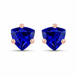 Trillion Cut Stud Earrings