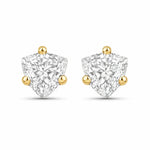 Trillion Cut Stud Earrings