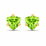 Trillion Cut Stud Earrings