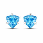 Trillion Cut Stud Earrings