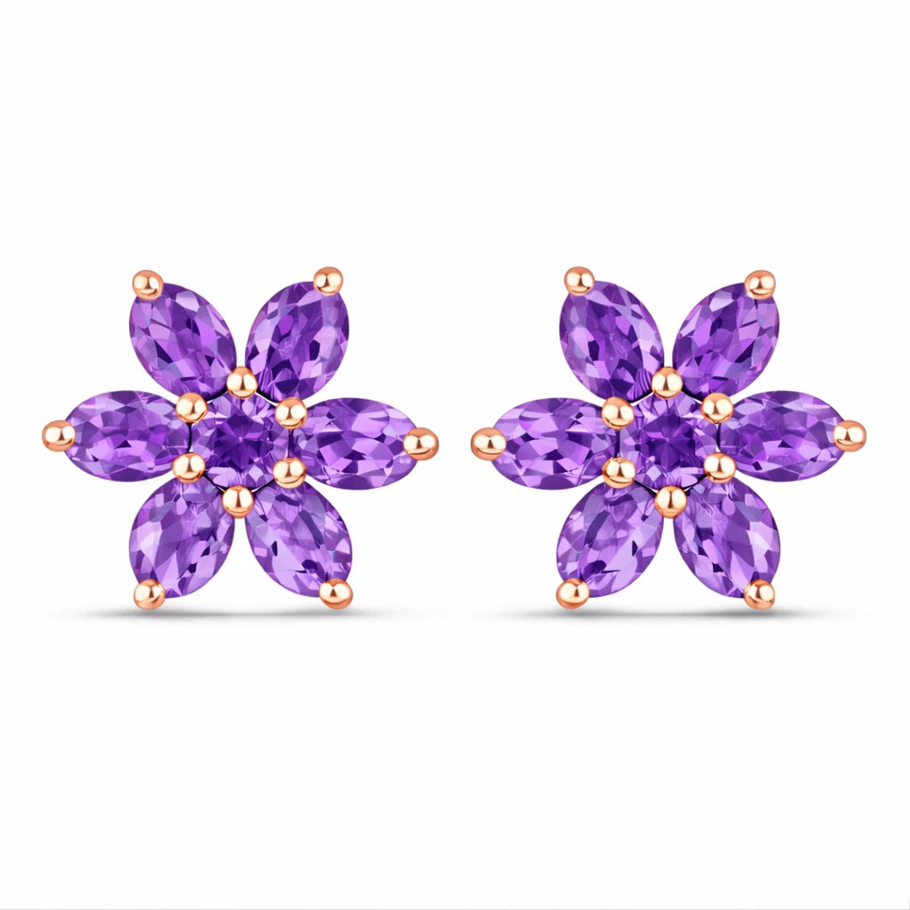 Flower Stud Earrings