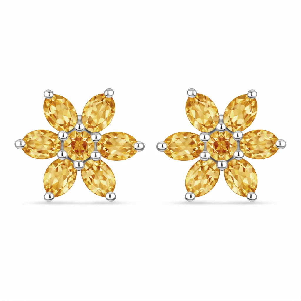 Flower Stud Earrings