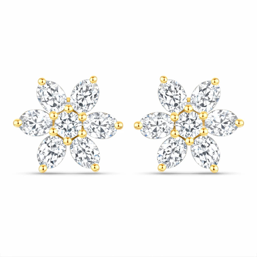 Flower Stud Earrings