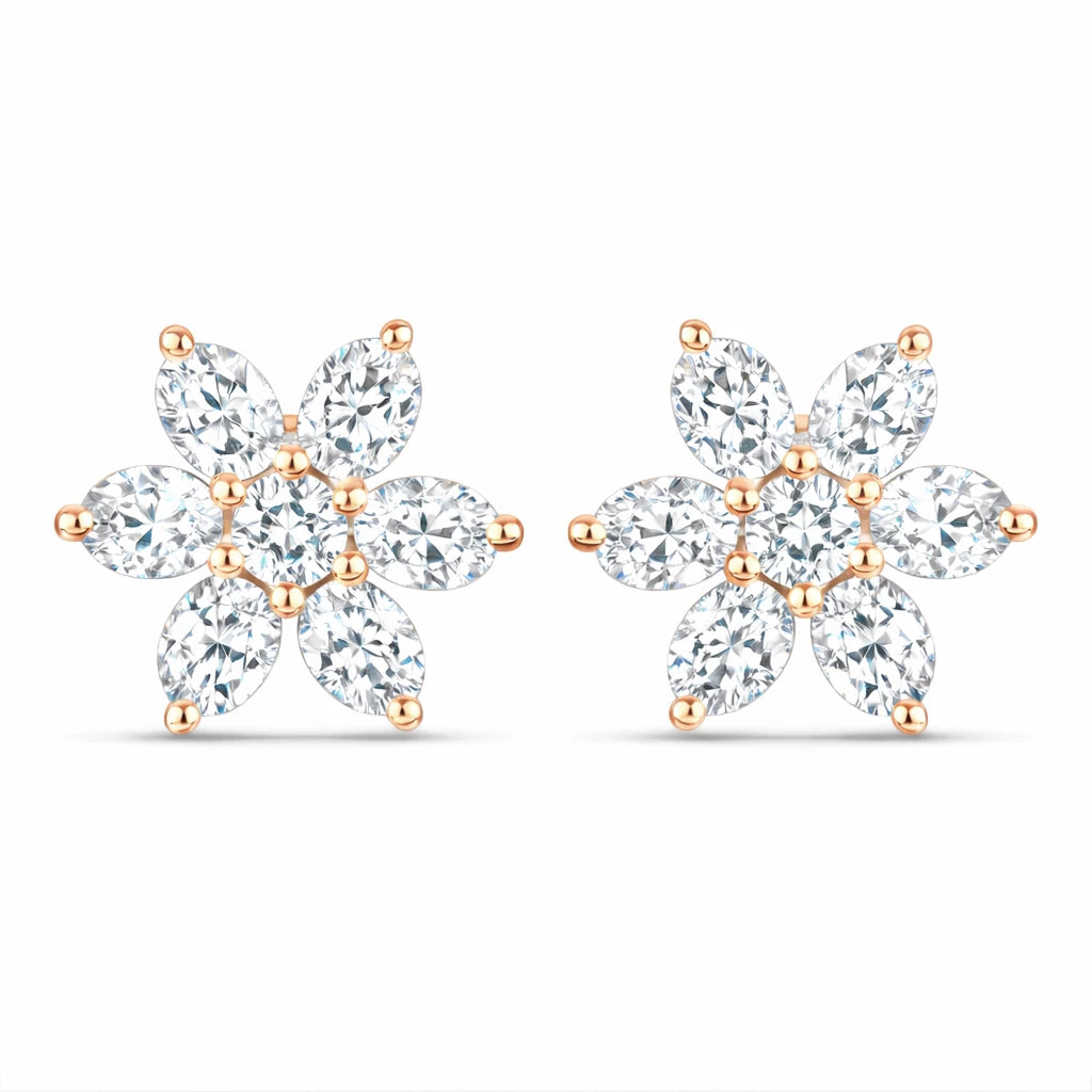 Flower Stud Earrings