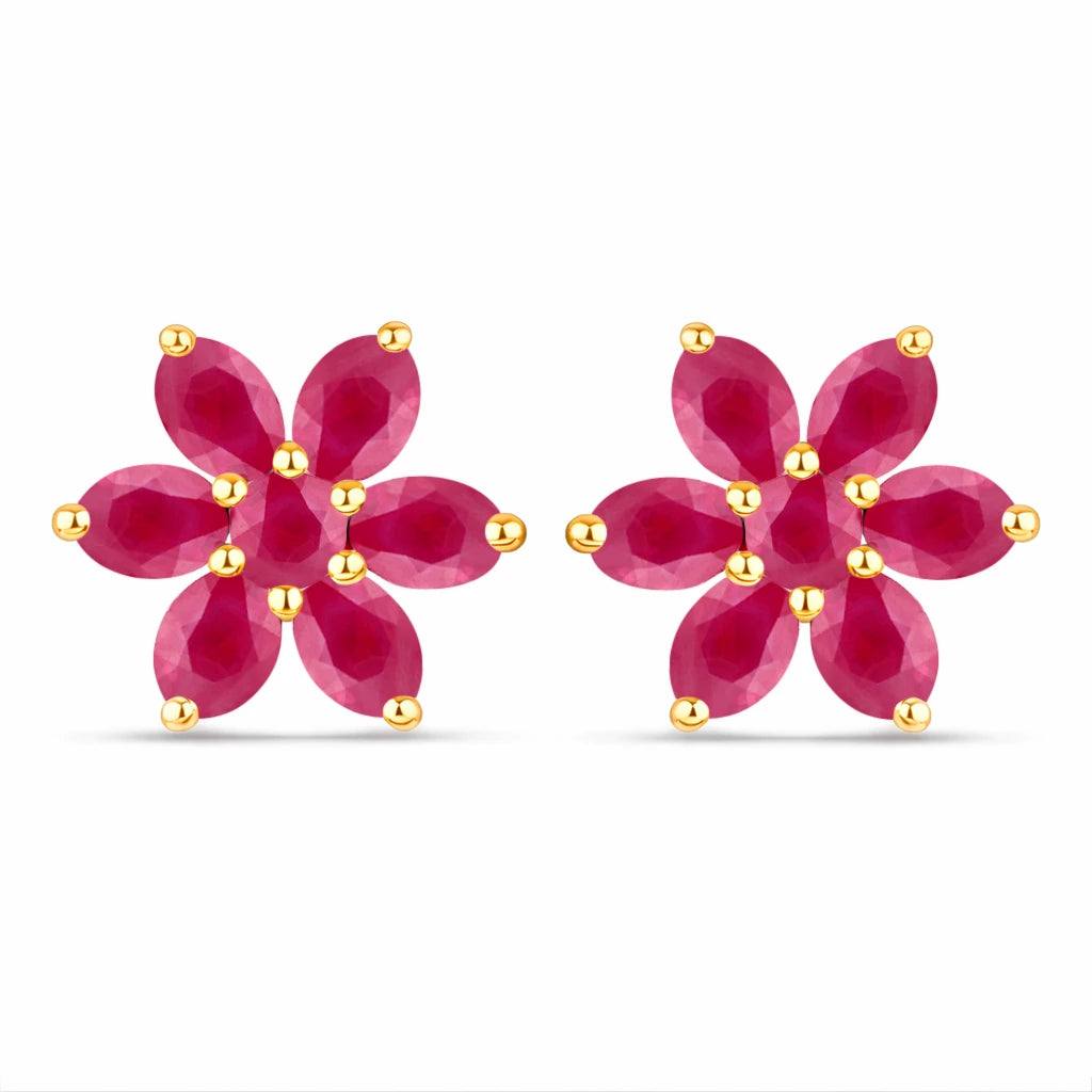 Flower Stud Earrings
