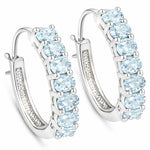 Discotheque Oval-Cut Hoop Earrings