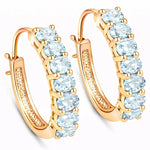 Discotheque Oval-Cut Hoop Earrings