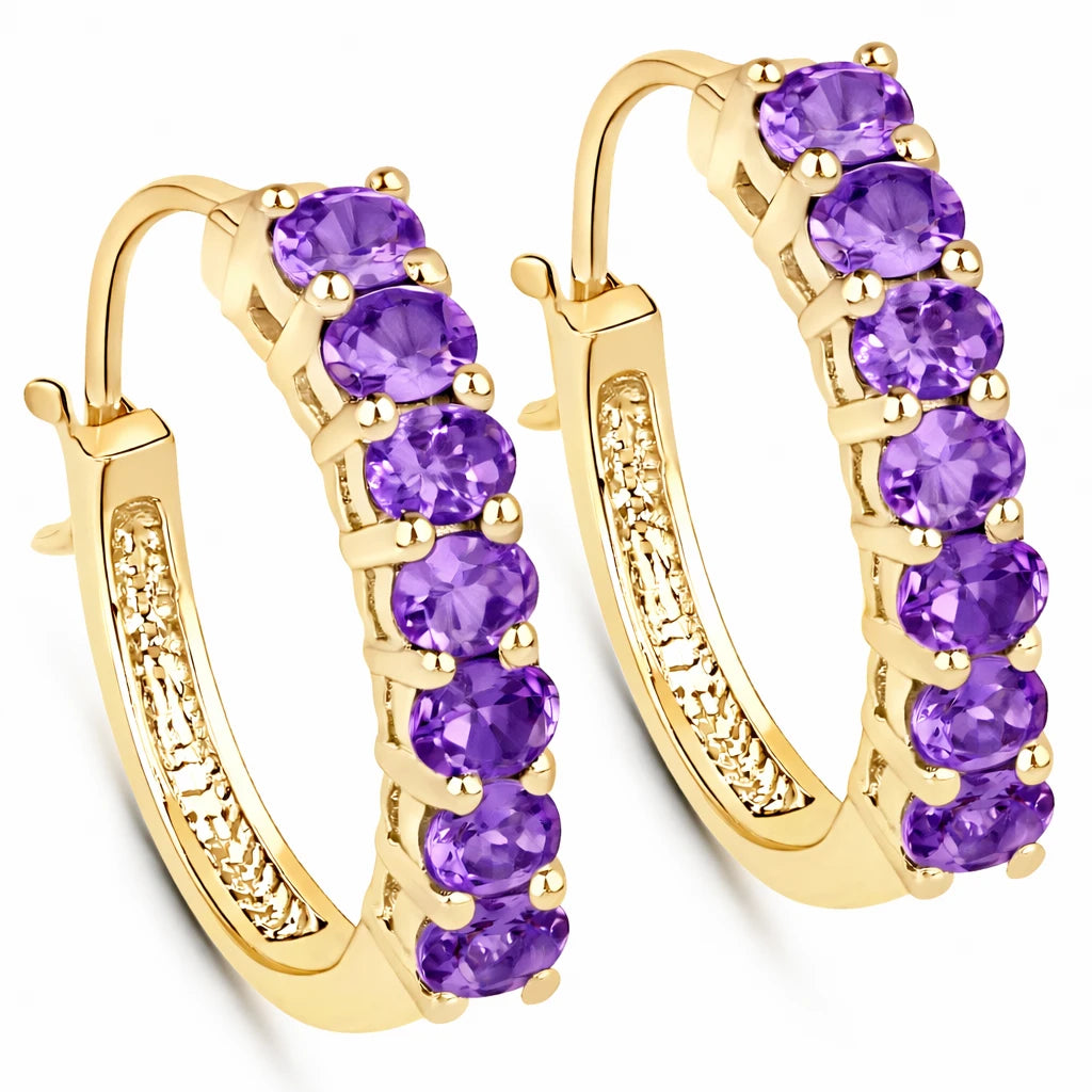 Discotheque Oval-Cut Hoop Earrings