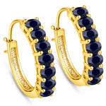 Discotheque Oval-Cut Hoop Earrings