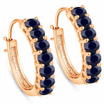 Discotheque Oval-Cut Hoop Earrings