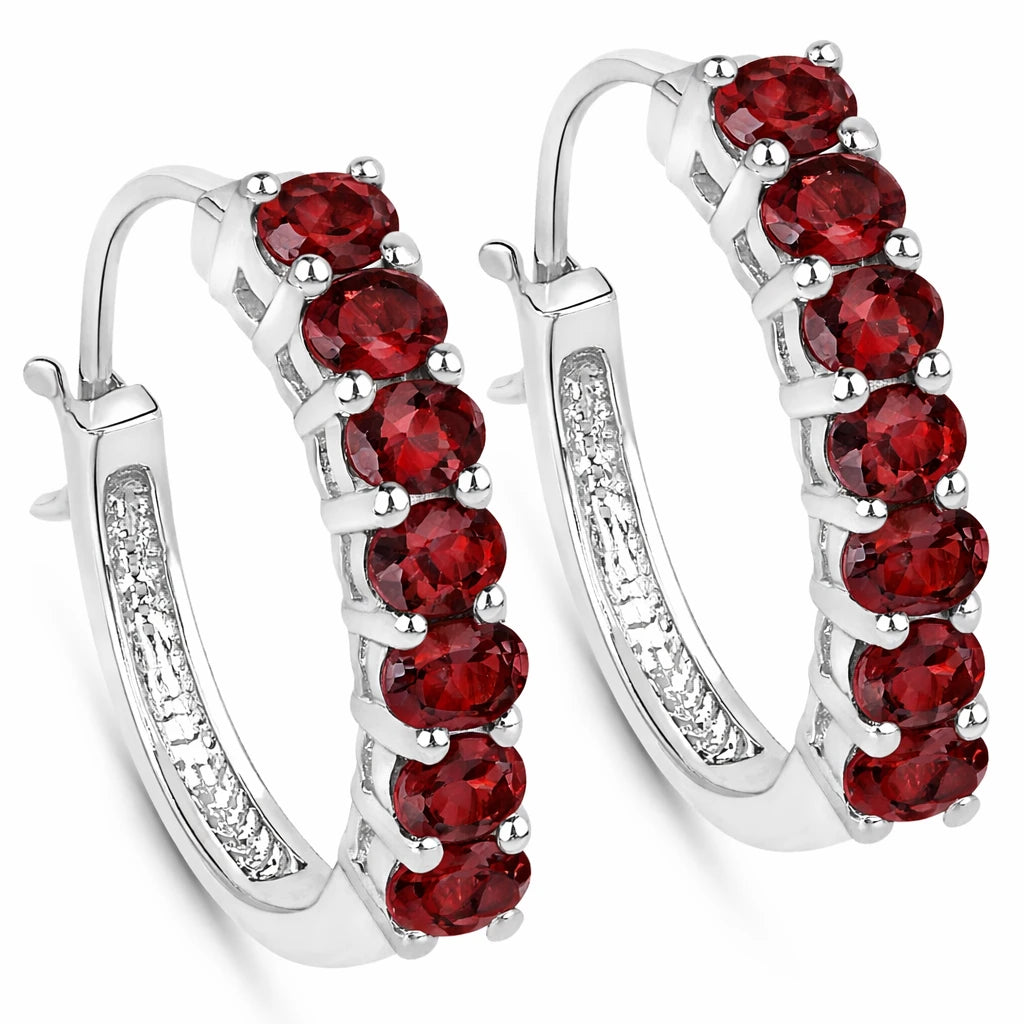 Discotheque Oval-Cut Hoop Earrings
