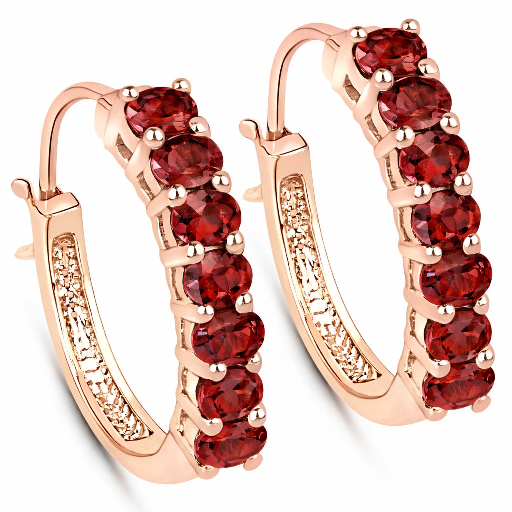 Discotheque Oval-Cut Hoop Earrings