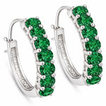 Discotheque Oval-Cut Hoop Earrings