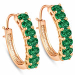 Discotheque Oval-Cut Hoop Earrings