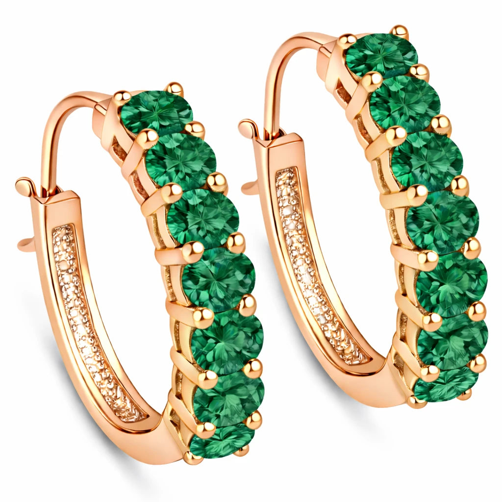 Discotheque Oval-Cut Hoop Earrings