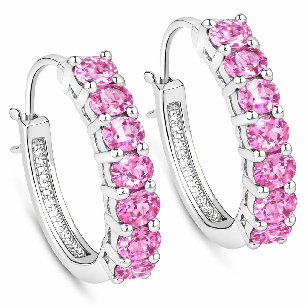 Discotheque Oval-Cut Hoop Earrings