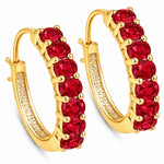 Discotheque Oval-Cut Hoop Earrings