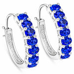 Discotheque Oval-Cut Hoop Earrings