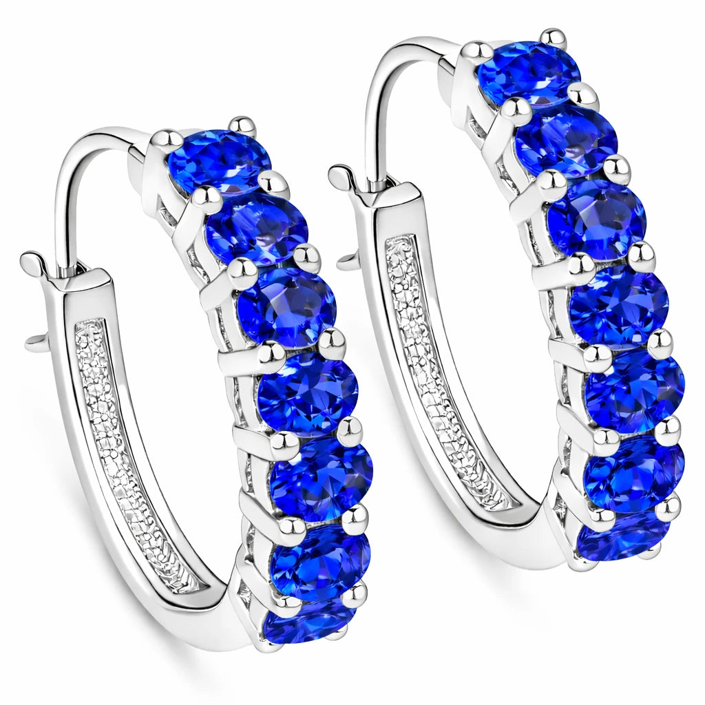 Discotheque Oval-Cut Hoop Earrings