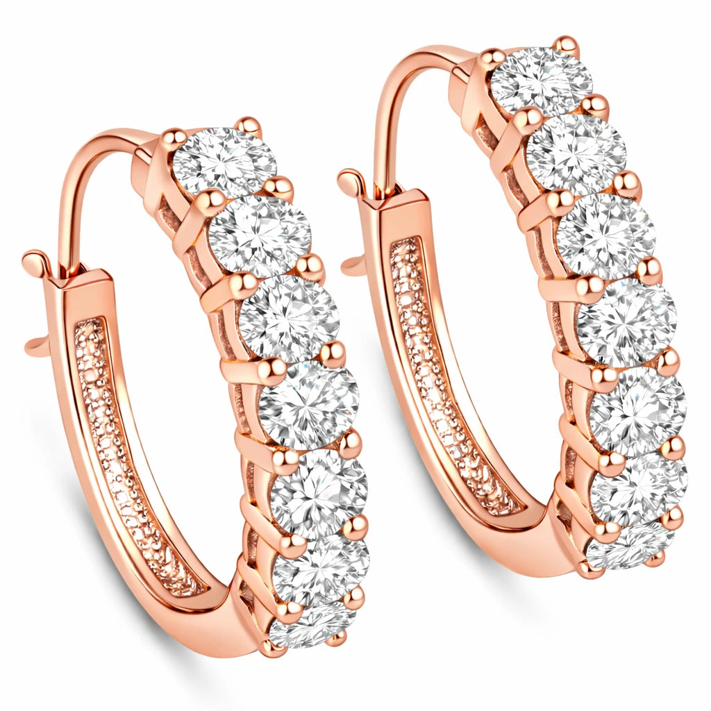 Discotheque Oval-Cut Hoop Earrings