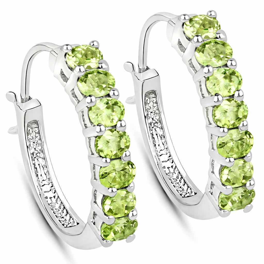 Discotheque Oval-Cut Hoop Earrings
