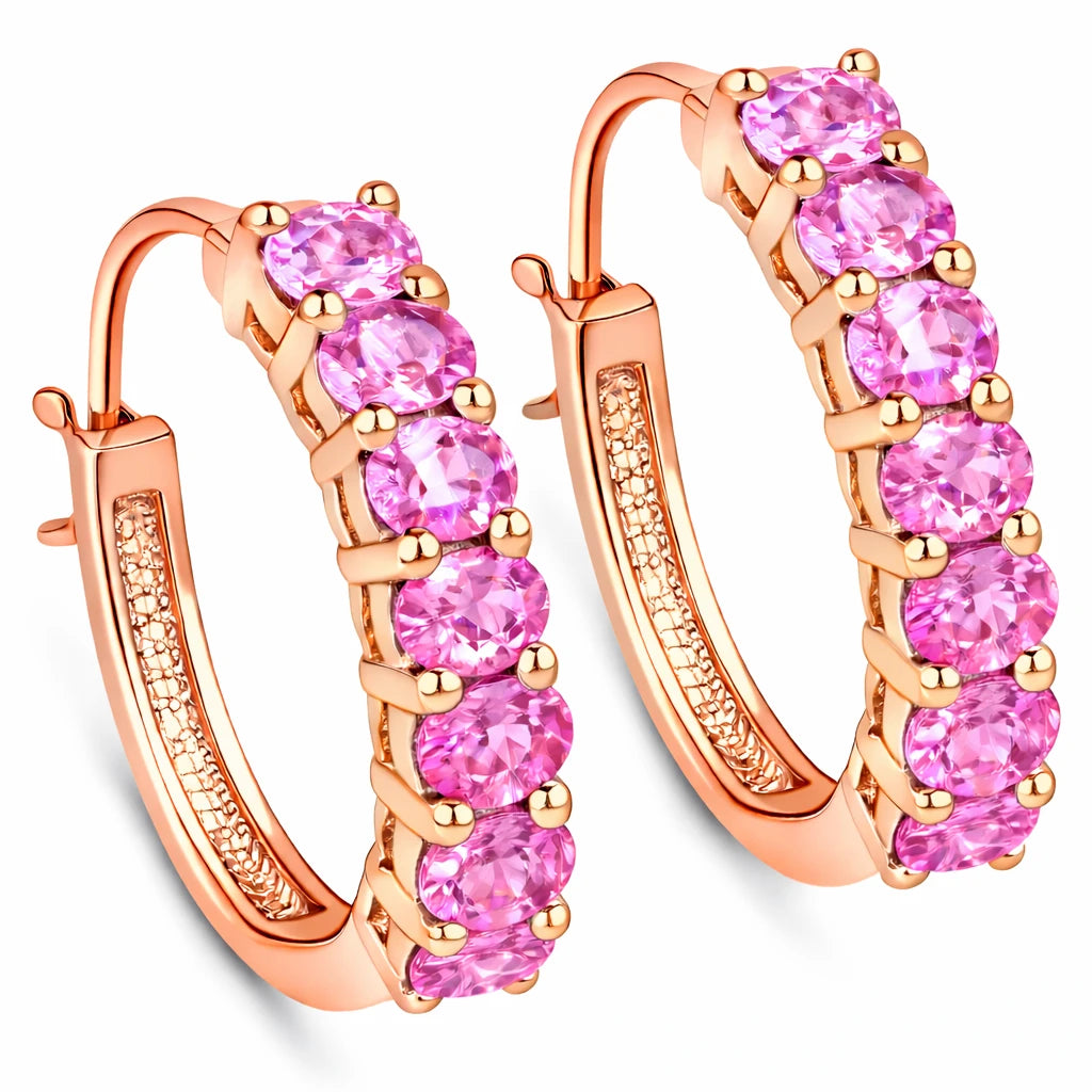 Discotheque Oval-Cut Hoop Earrings