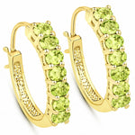 Discotheque Oval-Cut Hoop Earrings