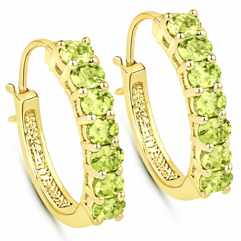 Discotheque Oval-Cut Hoop Earrings