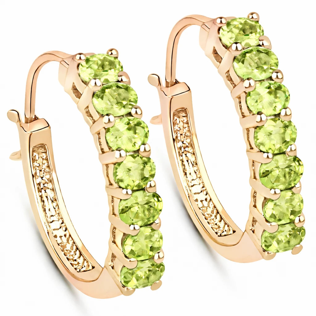 Discotheque Oval-Cut Hoop Earrings