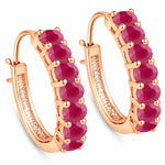 Discotheque Oval-Cut Hoop Earrings