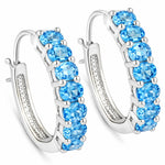 Discotheque Oval-Cut Hoop Earrings