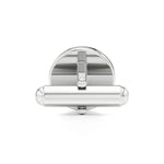 Round Classic Initials Cufflinks
