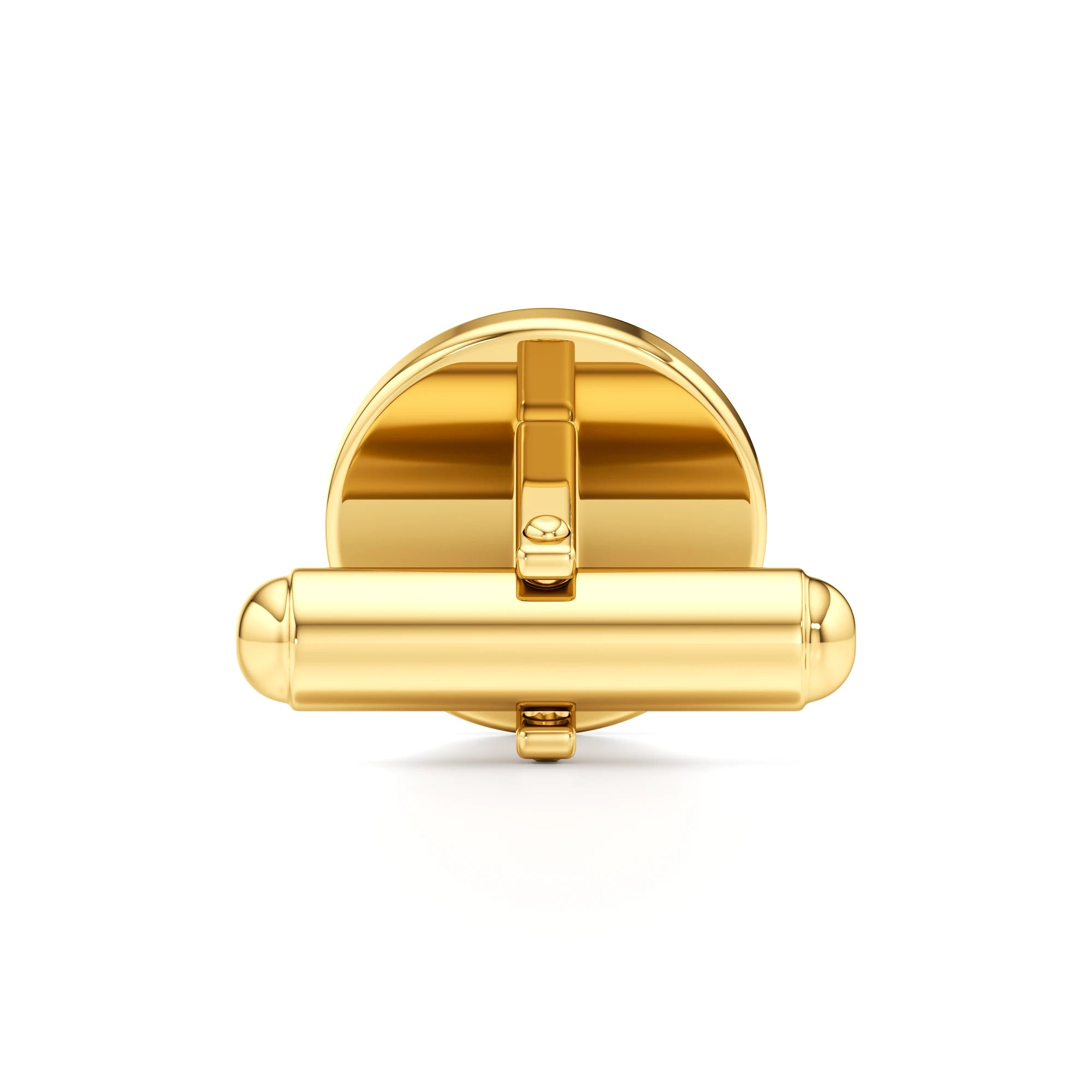 Round Classic Initials Cufflinks