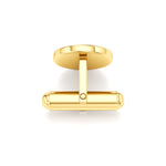 Round Classic Initials Cufflinks
