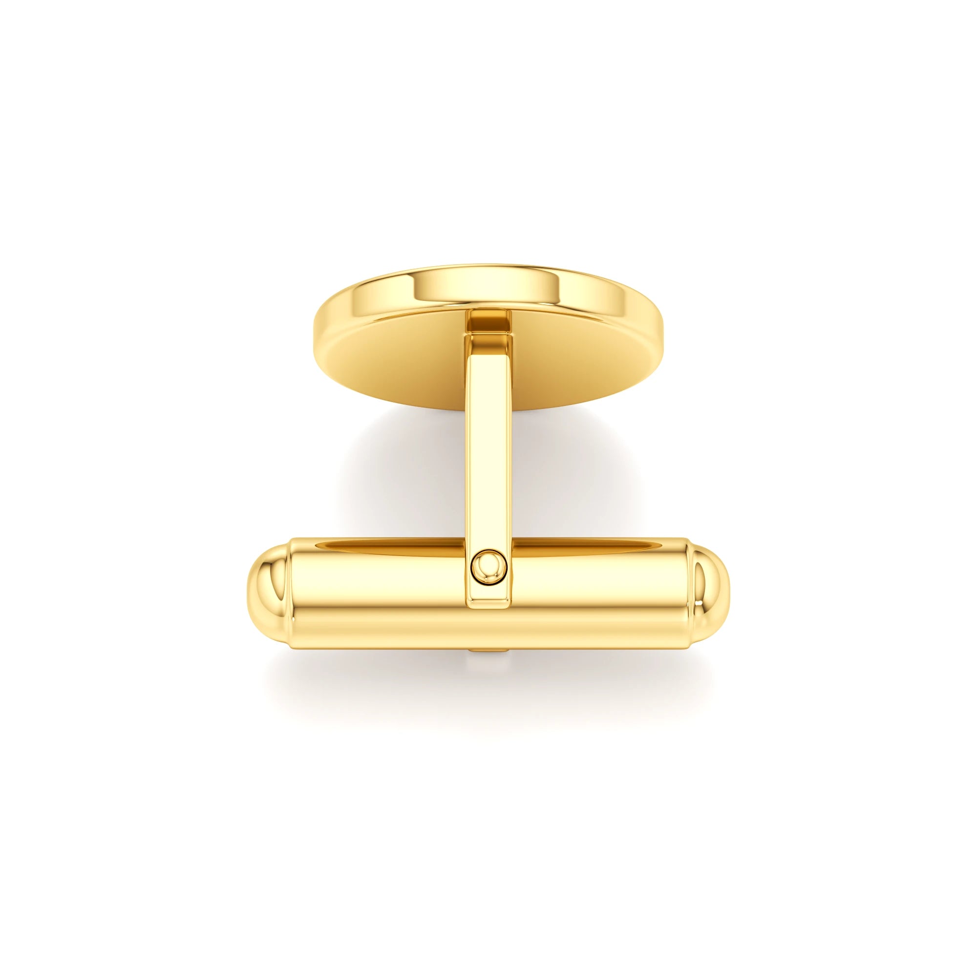 Round Classic Initials Cufflinks